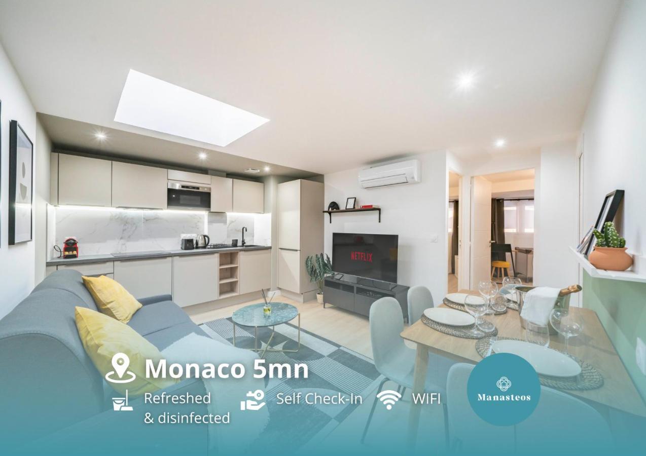 5Mn A Pied Monaco - Hypercentre - Aq Apartment โบโซเลย ภายนอก รูปภาพ